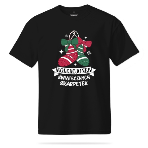 T-shirt Unisex "Kolekcjoner świątecznych skarpetek"
