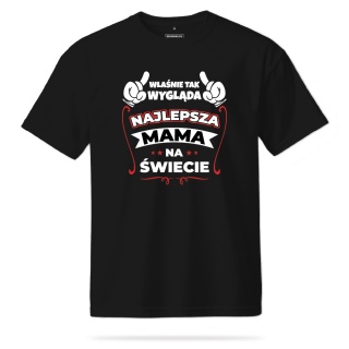 T-shirt Unisex "Najlepsza mama na świecie!"