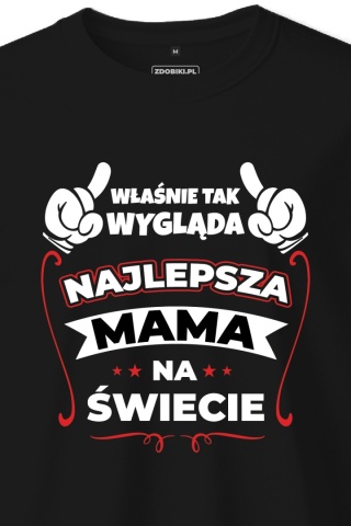 T-shirt Unisex "Najlepsza mama na świecie!"