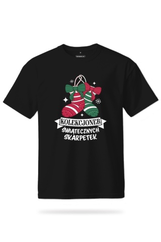 T-shirt Unisex "Kolekcjoner świątecznych skarpetek"