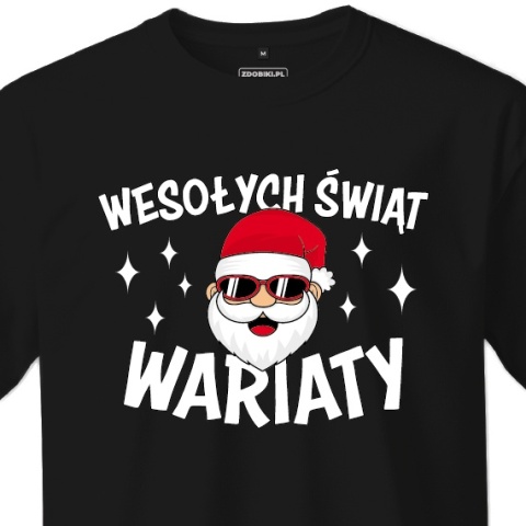 T-shirt Unisex "Mikołaj - Wesołych Świąt Wariaty" T-shirt Unisex "Mikołaj - Wesołych Świąt Wariaty"