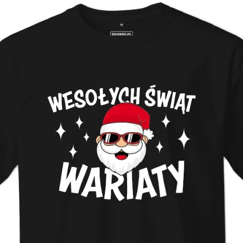 T-shirt Unisex "Mikołaj - Wesołych Świąt Wariaty" T-shirt Unisex "Mikołaj - Wesołych Świąt Wariaty"