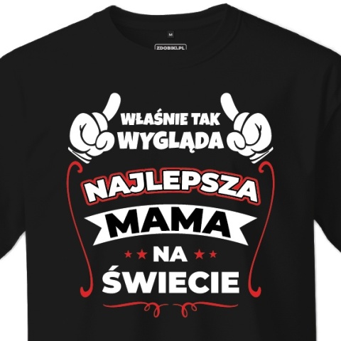 T-shirt Unisex "Najlepsza mama na świecie!"