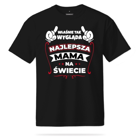 T-shirt Unisex "Najlepsza mama na świecie!"