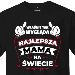 T-shirt Unisex "Najlepsza mama na świecie!"