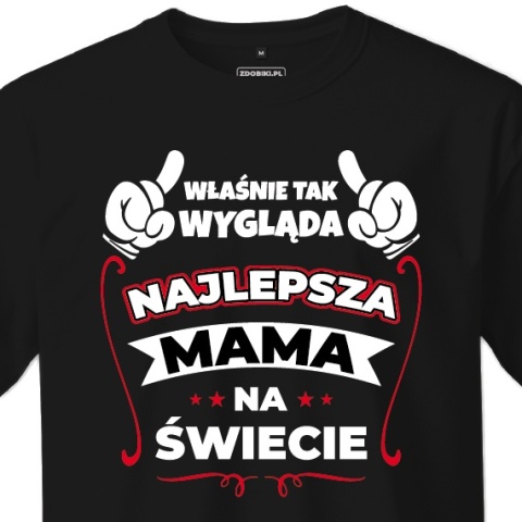 T-shirt Unisex "Najlepsza mama na świecie!"