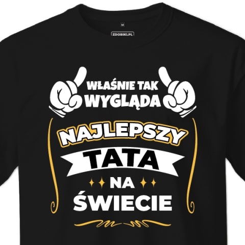 T-shirt Unisex "Najlepszy tata na świecie!" T-shirt Unisex "Najlepszy tata na świecie!"