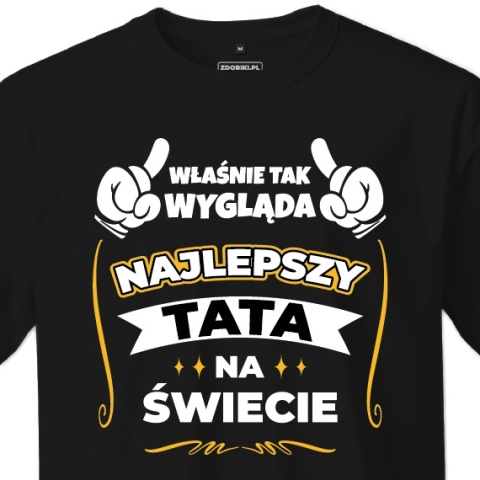 T-shirt Unisex "Najlepszy tata na świecie!" T-shirt Unisex "Najlepszy tata na świecie!"